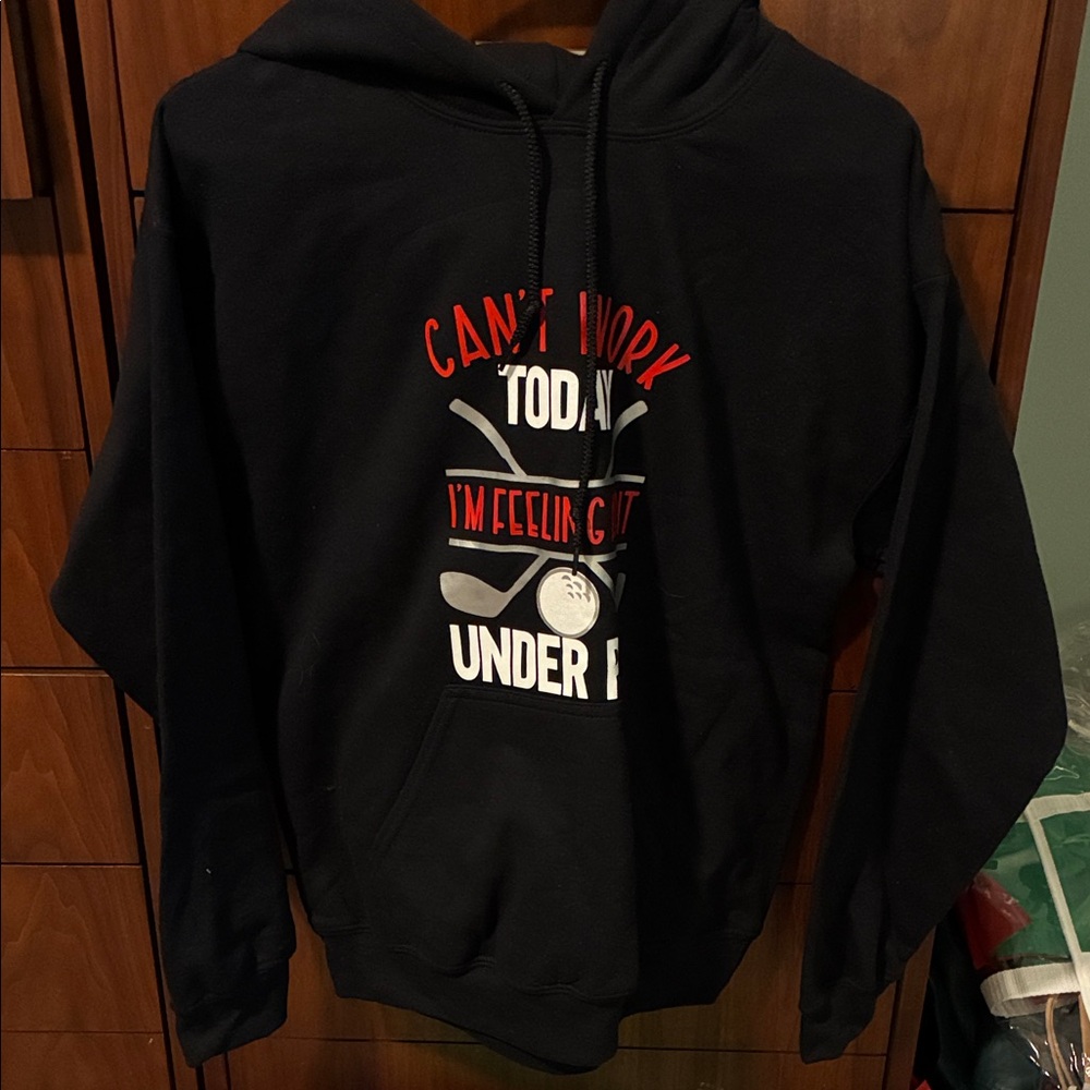 Gildan Black Graphic Men's Hoodie
